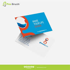 Time to make your company shine. Glossy Business Cards Pro Brush