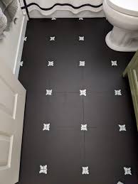 The ceramic tile touch up paint can rejuvenate any chipped white floor, or stone surface. Tutorial Hand Painted Floor Tile The Homebody House