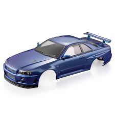 Goolsky Killerbody 48646 Skyline (R34) Finished Body Shell Frame for 110  Electric Touring RC Racing Car DIY (Blue) : Amazon.ca: Toys & Games