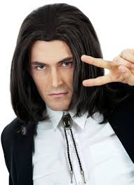 Vincent Vega Severus Snape Black Costume Wig Harry Potter Pulp Fiction Wigs