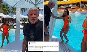 He is played by jared keeso. Wayne Lineker 58 Sparks Outrage On Twitter As He Is Filmed Pushing Women In A Pool By Their Chests Daily Mail Online