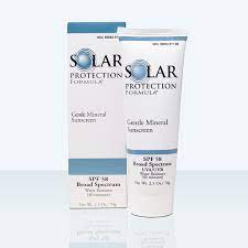 Solar Protection Formula Spf 58 Mineral Sunscreen Spf Sunscreen Solar Protection