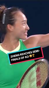 Qinwen Zheng becomes the 𝐅𝐈𝐑𝐒𝐓 Chinese woman to reach the #AusOpen  semi-finals since her idol, Li Na, won it back in 2014 🥰🏆 #LiNa #Zheng  #AustralianOpen
