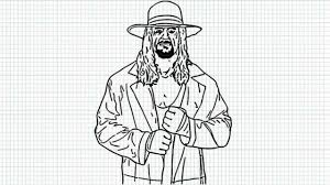 Hi the crazy sketcher lovers. The Undertaker How To Draw Undertaker Video The Deadman From Wwe Youtube