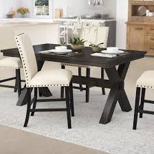 Which is stronger solid wood or mdf furniture? Laurel Foundry Modern Farmhouse Manitou 38 Trestle Dining Table Reviews Wayfair