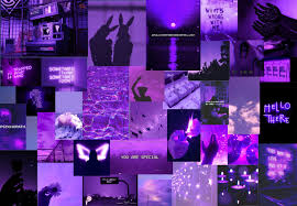 Purple cat aesthetic wallpapers top free purple cat aesthetic backgrounds wallpaperaccess. Purple Aesthetic Collage Wallpaper Computer Novocom Top