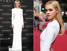But thanks for being racist, it's appreciated. Nicola Peltz In Stella Mccartney Transformers Age Of Extinction Berlin Premiere Red Carpet Fashion Awards