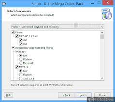 A free software bundle for high quality audio and video playback. K Lite Mega Codec Pack Boostersilent