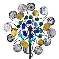 Apply concrete stain to the garden ornament as a protective base coat. Hourflik Kinetic Wind Spinners With Stable Stake Metal Garden Spinner With Reflective Painting Unique Lawn Ornament Wind Mill For Outdoor Yard Lawn Garden Decorations Orange Outdoor Decor Patio Lawn Garden Ekoios Vn
