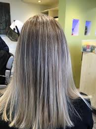Light brown hair with blonde highlights and lowlights. Silver Toner On Blonde Hair Blow Dry Bodhi Roots Ethical Hair Salon Facebook