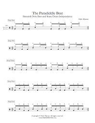 In the drum video lessons the virtual drummer plays online at the needed speed the drum sheet music that appears on the screen. Beats Drum Lessons