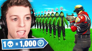 3 949 108 просмотров 3,9 млн просмотров. 1 Elimination 1000 Free Vbucks Fortnite Challenge Youtube