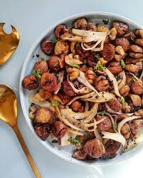 Poelee De Marrons Fenouil Emince Et Epices Gratinez Recette Fenouil Fenouil Recette Marron