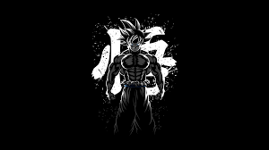 Black goku ultrahd wallpaper for wide 16:10 5:3 widescreen whxga wqxga wuxga wxga wga ; Goku Musculoso 4k Wallpaper Dragon Ball Z Amoled Minimal Black Background 5k Black Dark 4945