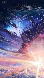Anime Sky Wallpapers View Beautiful Backgrounds Art Sunset Animewallpapers Anime Backgrounds Wallpapers Fantasy Art Landscapes Anime Scenery Wallpaper