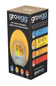 The groegg 2 has all the same qualities of the gro company's original nursery thermometer. Kinderzimmer Raumthermometer The Gro Company Groegg 2 Baby Agb Lv