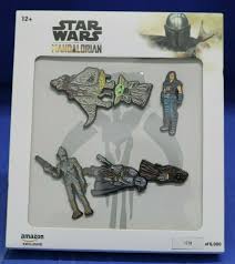 Star Wars The Child Mandalorian 6 Pc Pin Set Amazon Treasure Truck Pin 6000 Le 810039210130 Ebay Mandalorian Star Wars Disney Star Wars