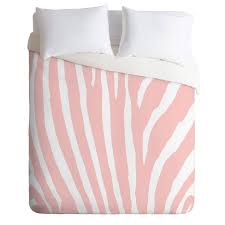 Veratex rainbow zebra twin comforter set qvc com. Twin Twin Xl Natalie Baca Zebra Stripes Comforter Set Pink White Deny Designs Target