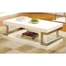 The wire coffee table set celebrates the elegance of minimalism. Furniture Of America Bargunde Wood 2 Piece Coffee Table Set In White Idf 4486 2pc