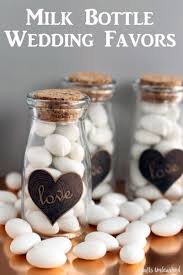 Diy Milk Bottle Wedding Favors Crafts Unleashed Trendy Wedding Favors Rustic Wedding Favors Wedding Favor Crafts