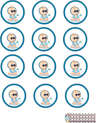 The spruce / kori livingston these free, printable baby shower games range from the classic baby sh. Download Hd Free Printable Boy Baby Shower Round Labels Printable Baby Shower Decorations Boy Transparent Png Image Nicepng Com