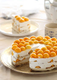 עוגת ביסקוויטים מנגו Gateau Mangue Recette Creme Mascarpone Dessert Mangue