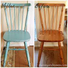 Makeover Of A Pine Kitchen Chair Using Chalk Paint Wooden Kitchen Chairs Rustic Kitchen Chairs Painted Chairs