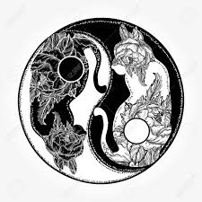 Free coreldraw vectors (.cdr) files of tattoo. Cats Yin And Yang Tattoo Vector Royalty Free Cliparts Vectors And Stock Illustration Image 84740505