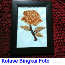 Cara menghias vas bunga dari biji bijian. Cara Membuat Kolase Bingkai Foto Untuk Hiasan Dari Biji Bijian Edunesia