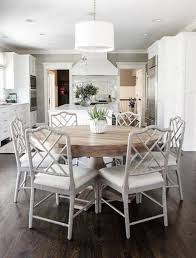 Why A Round Dining Table Is A Great Choice Coastal Farmhouse Round Dining Room White Round Kitchen Table Dinning Table Design