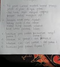 Ini Kak Pantun Dan Soalnya Kak Tolong Dijawab 1 Sampai 4 Brainly Co Id
