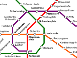 Check out amazing ubahn artwork on deviantart. Vienna Metro U Bahn Lines Map Timetable And Prices