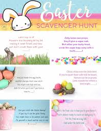 Running around in the yard, squealing when we found a colorful egg filled with treats — those were the times. Easter Scavenger Hunt Clues For Hiding Kids Easter Baskets