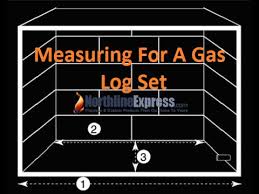 measuring your fireplace for the installation of a gas log set