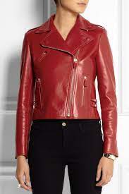Valentino Cash Rocket Leather Biker Jacket Net A Porter Com Leather Biker Jacket Leather Outfit Jackets