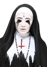 Perfect for a fun meme, halloween, christmas, easter support costume made, pl kindly provide your information, including height, waist, shoulder, and hips. Scary Nun Mask