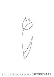 Find & download the most popular flower line drawing vectors on freepik free for commercial use high quality images made for creative projects. Tulip Flower Line Art Minimalist Contour Drawing One Line Artwork Line Art Flowers Flower Line Drawings Contour Drawing