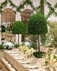 This Romantic Italian Wedding Features A Historic Venue And One Amazing View Martha Stewart Weddi Tall Centerpieces Topiary Wedding Tall Wedding Centerpieces