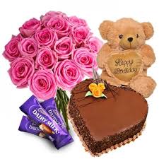 Rose Happy Birthday Heart Shape Chocolate Cake Unforgettable Moments Combo Gifts Bunch Of 15 Roses With 1 Kg Heart Chocolate Cake Chocolate And 22 Best Valentine Gift Valentine Gifts Heart Shaped Chocolate