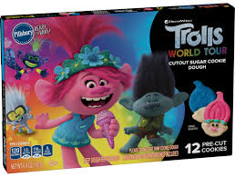 In large bowl, combine flour, baking powder, baking soda and salt; Pillsbury Sugar Cookies Celebrate Trolls World Tour Simplemost