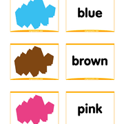 Learn basic or advanced colors! Colors Flashcards