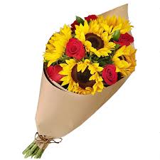 Te asesoramos para elegir el ramo perfecto para tu boda según tu vestido, colores, etc. Ramo De Girasoles Con Rosas Mercadojerezano Com Tienda En Linea De Productos Originarios De Jerez Zacatecas Mx