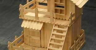 Pin By Cherry Apple On Kendin Yap Popsicle Stick Crafts House Popsicle Stick Houses Popsicle Stick Crafts For Kids
