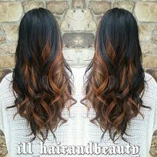 Short hair will never stop you from having a wide range of styling options. Copper Hair Highlights On Dark Brown Hair Novocom Top