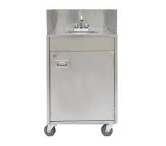 carts with sink systems dipping carts