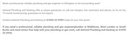 Find a plumber near you. Areas Covered Heating Services Plumbing Heat
