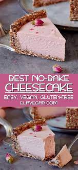 No Bake Cheesecake Vegan Gluten Free Cheesecake Gluten Free Cheesecake Recipes Cheesecake Recipes