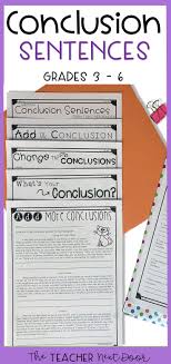 Conclusion Sentences For Paragraph Writing Print And Digital Distance Learning Paragraph Writing Activities Paragraph Writing Writing Conclusions