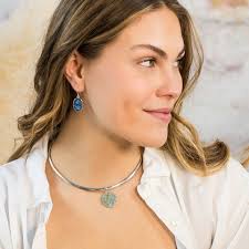 Globe Necklace with Abalone