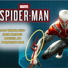 Concussion strike is excellent for sending enemies off rooftops (which is often a condition of certain outposts) and into the air with one punch. Download Stl File Marvel S Spider Man Ps4 Spider 2099 White Suit Arm Spikes 3d Printable Design Cults